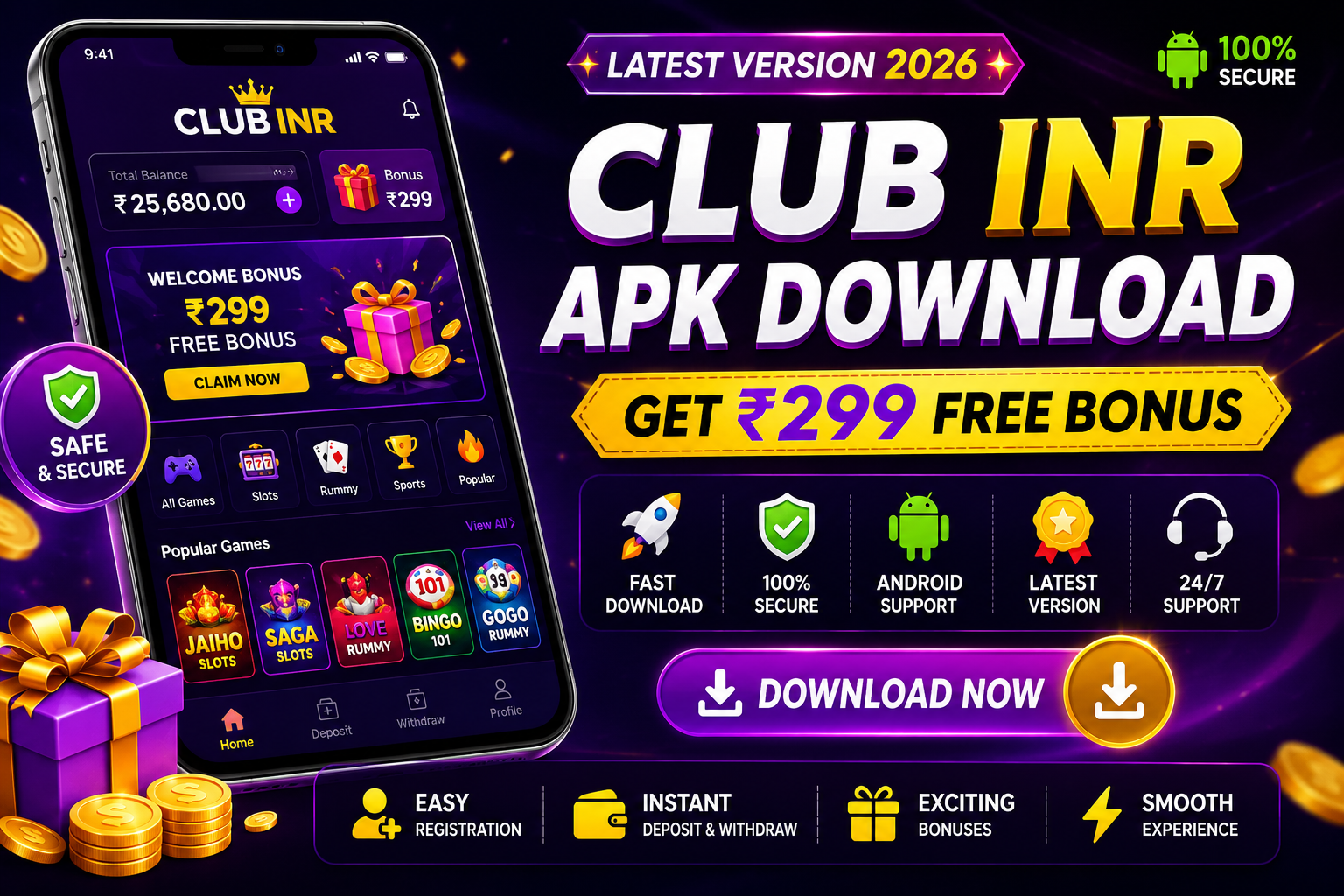 Club INR Apk Download Latest Version 2026