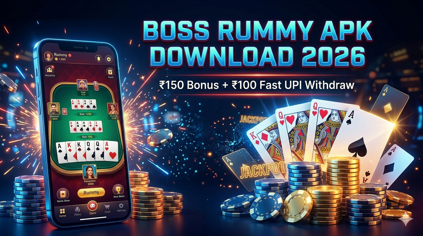 Boss Rummy APK Download 2026 gameplay interface
