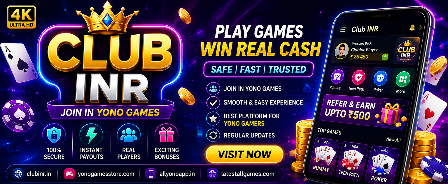 Club INR – Join in Yono Games & Explore Latest Updates