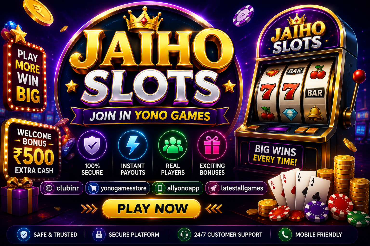Jaiho Slots – Join in Yono Games & Explore Latest Updates