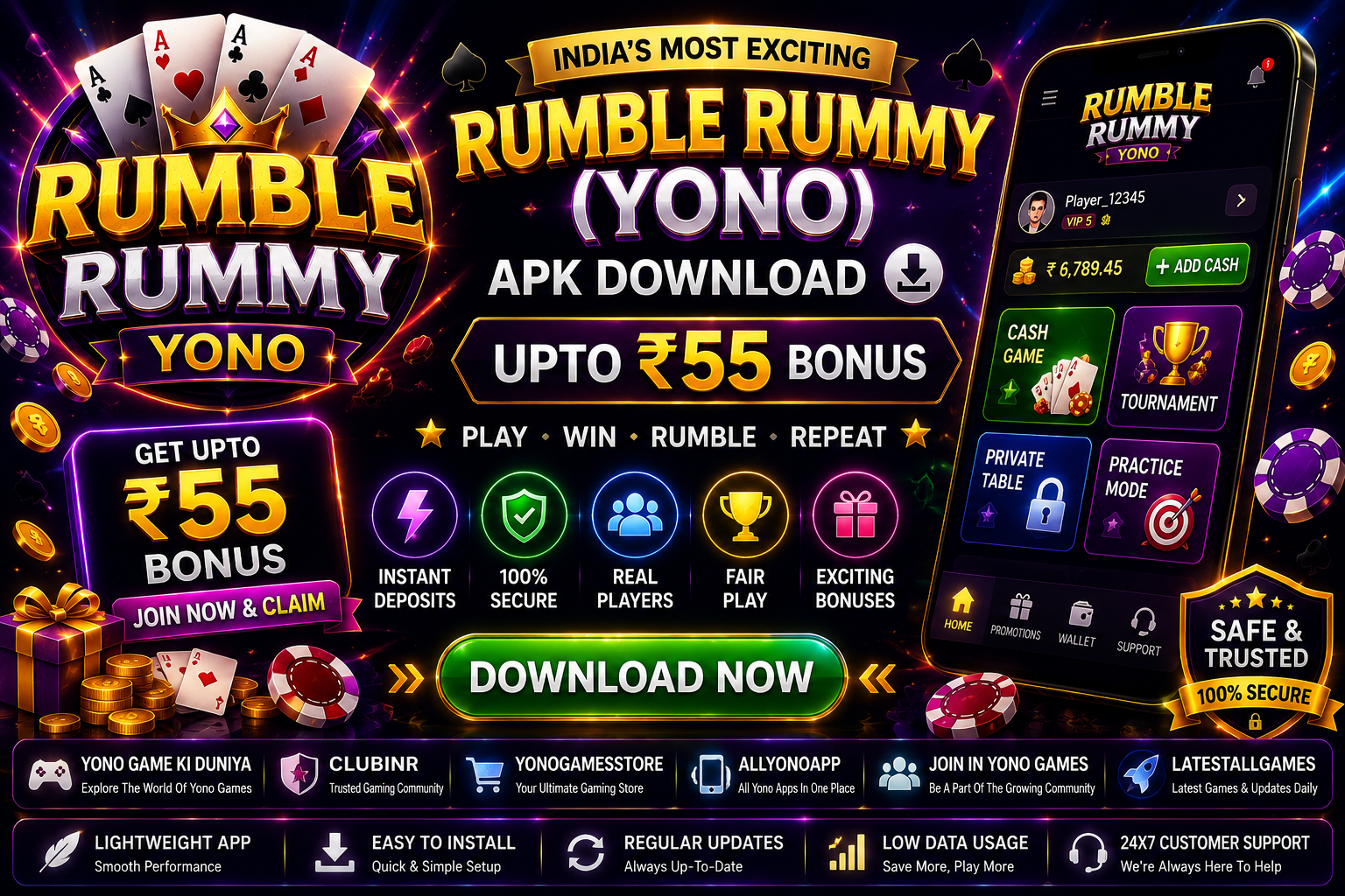Rumble Rummy (Yono) Apk Download