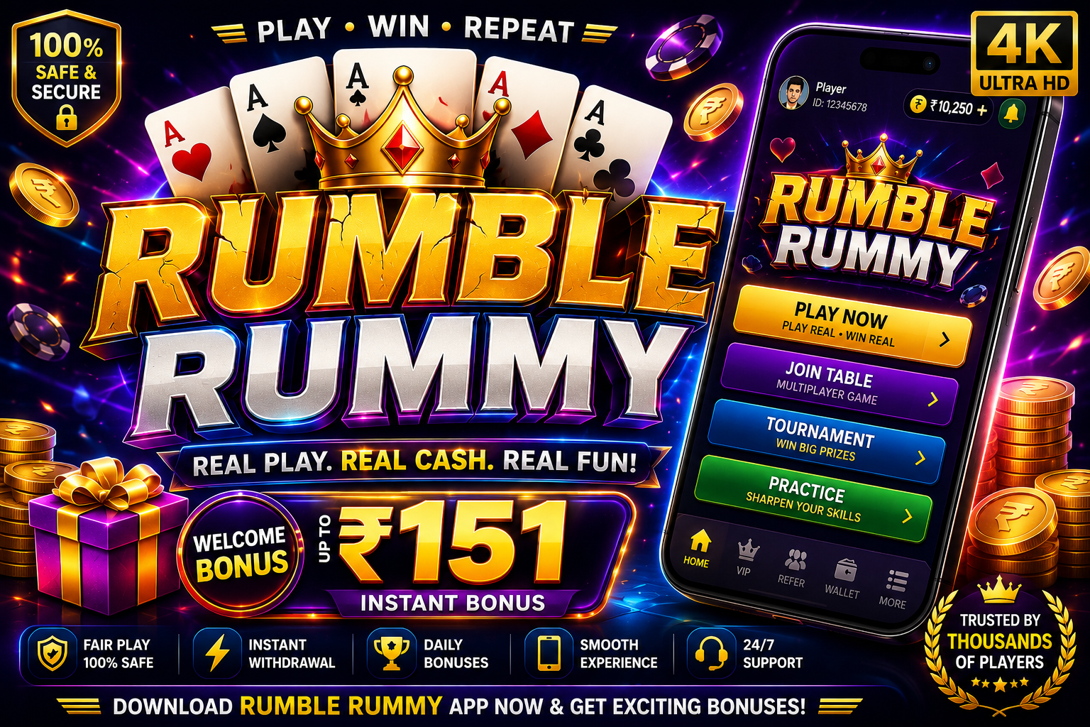 Rumble Rummy APK Download & Get Bonus