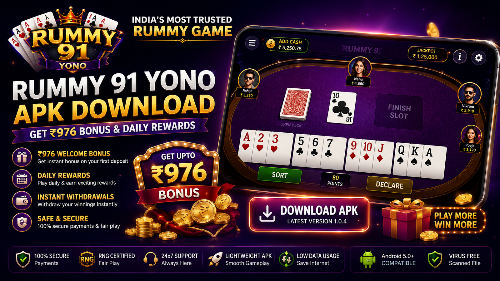Rummy 91 Yono APK Download